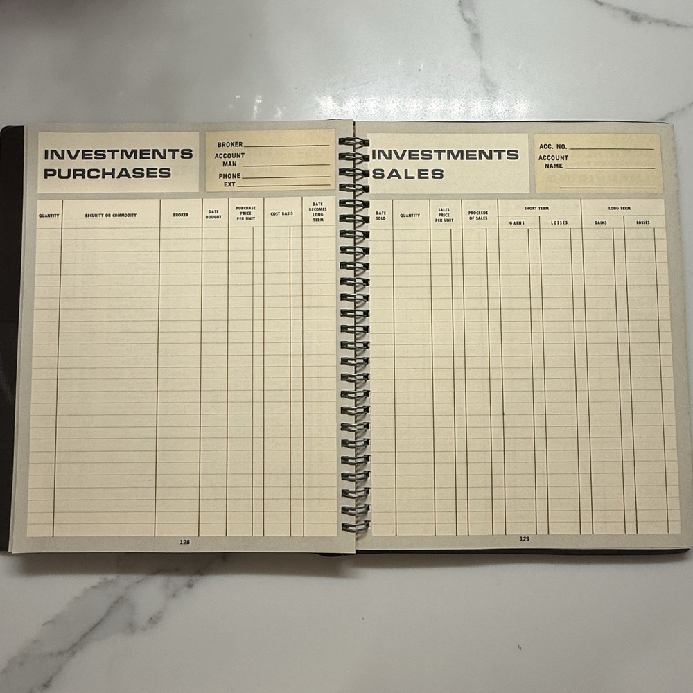Vintage 1978 Desk Diary‎ Calendar– Embossed Faux Leather Cover – Birds & Wheat - Picture 6 of 13